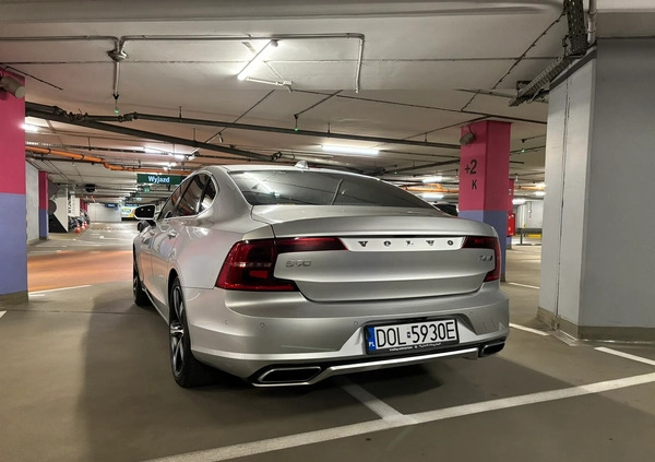 Volvo S90 cena 134900 przebieg: 75000, rok produkcji 2017 z Oleśnica małe 254